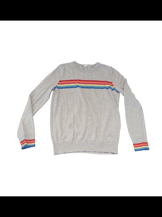 GAP Sweaters - EUC Gap Womens Small Rainbow Stripe Knit Cotton Crewneck Sweater